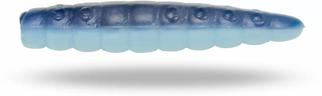 Zebco MT Magic Trout 2,5cm B-Maggot Blauw/wit Knoflook 1 Zebco MT Magic Trout 2,5cm B-Maggot Blauw/wit Knoflook
