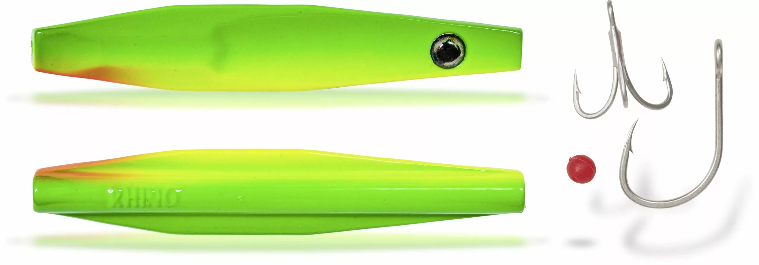 Rhino 17g 76mm Salty Sprat Groen/geel 1stuks #8 Tuimelen 1 Rhino 17g 76mm Salty Sprat Groen/geel 1stuks #8 Tuimelen