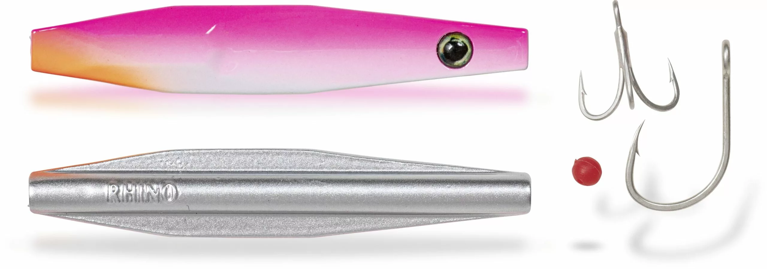 Rhino 21g 82mm Salty Sprat Roze/wit 1stuks #6 Tuimelen 1 Rhino 21g 82mm Salty Sprat Roze/wit 1stuks #6 Tuimelen