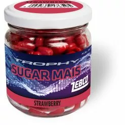 Zebco Trophy Sugar Mais Red Aardbei 125g