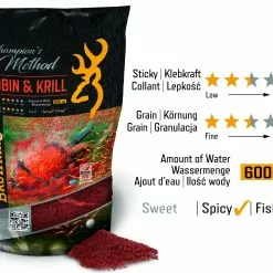 Browning Champion's Method Robin &amp; Krill 1kg Red