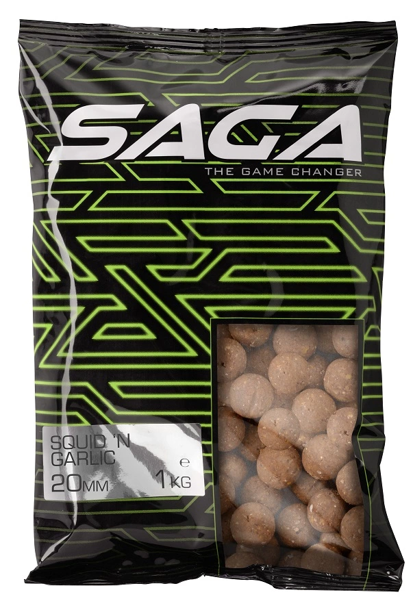 Saga Squid & Garlic Boilies 4 Saga Squid & Garlic Boilies - Afbeelding 4