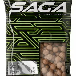 Saga Squid & Garlic Boilies 9 Saga Squid & Garlic Boilies -Aas & Voer Winkel Saga Squid Garlic Boilies 4