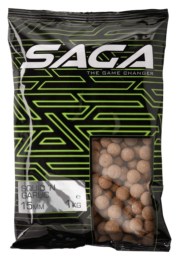 Saga Squid & Garlic Boilies 5 Saga Squid & Garlic Boilies - Afbeelding 5